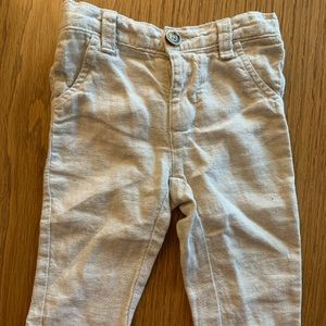 Linen baby pants